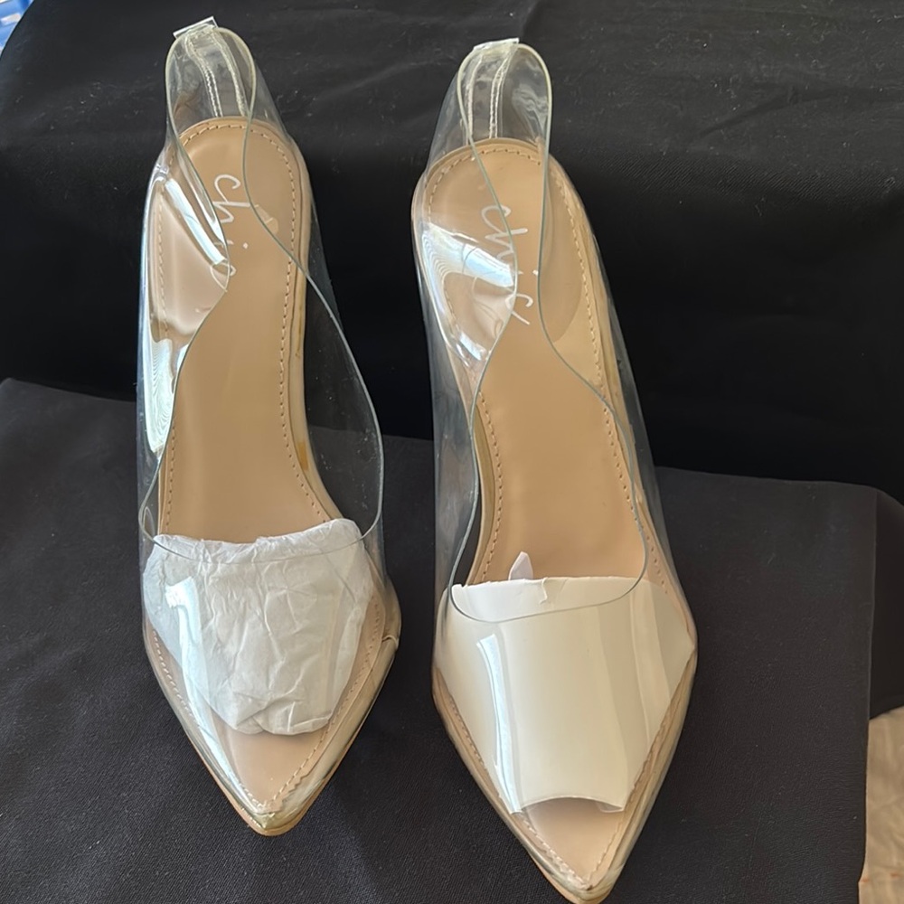Chic Clear Stilettos